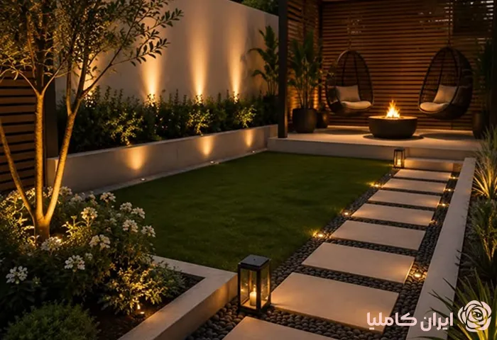 محوطه سازی باغ